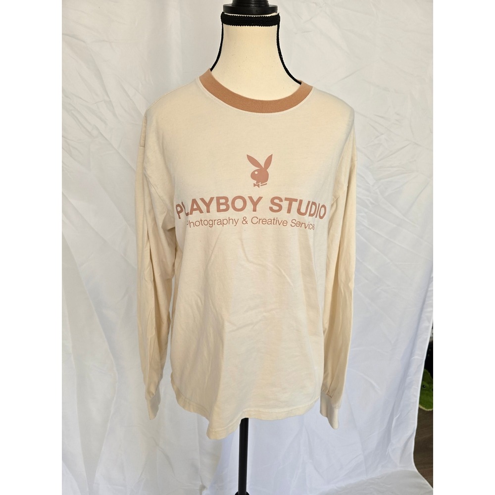 Playboy Studio Long Sleeve T Shirt Photography Creative Services Graphic Print